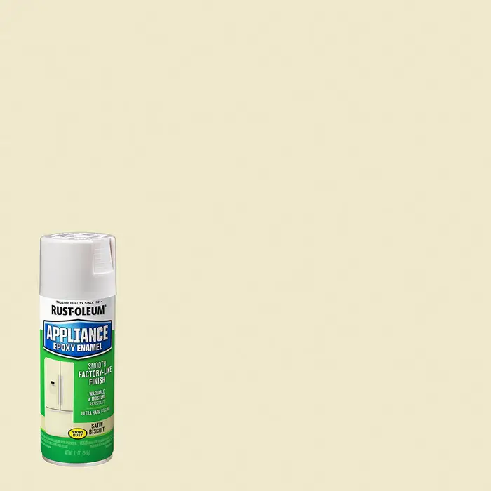 12 Oz Rust-Oleum 210372 Biscuit Specialty Appliance Epoxy Spray, Satin - Image 2