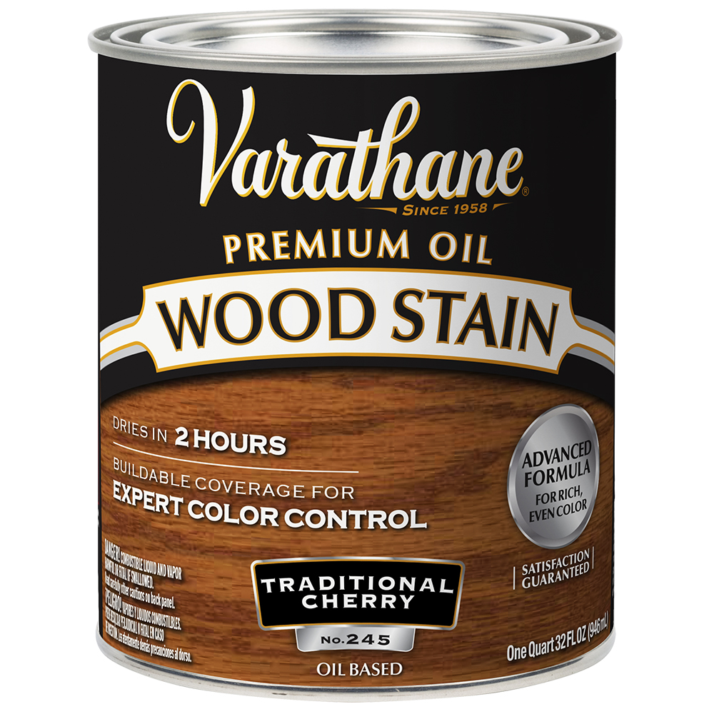 Qt Rust-Oleum Brands 211722H Traditional Cherry Varathane Tinte al aceite para interior de madera