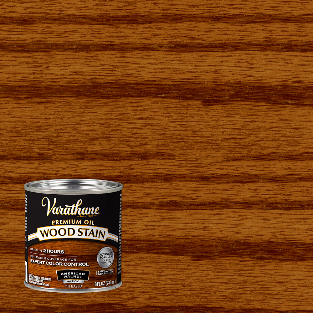 1/2 Pt Rust-Oleum 211804 American Walnut Varathane Oil-Based Interior Wood Stain - Image 2