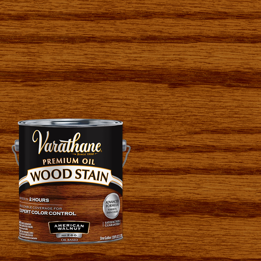60-Pack of 1 Gal Rust-Oleum 237998 American Walnut Varathane Oil-Based Interior Wood Stain - Image 2
