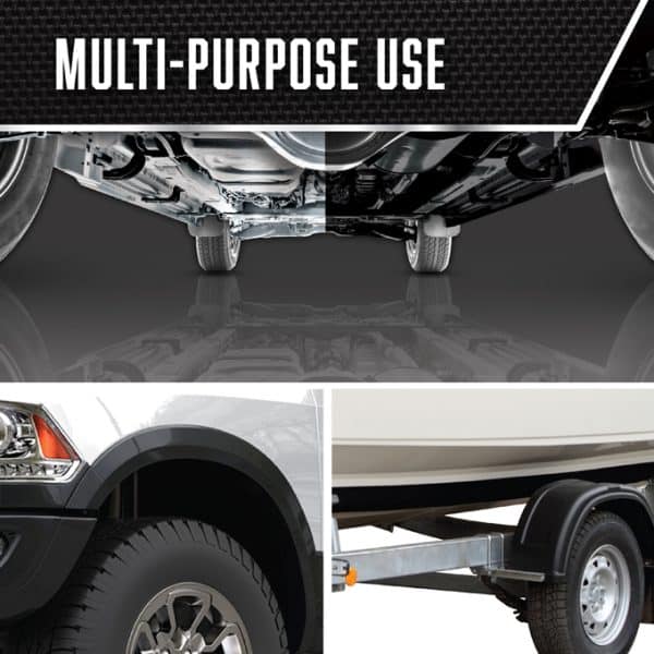 15 Oz Rust-Oleum 248656 Black Automotive Professional Rubberized