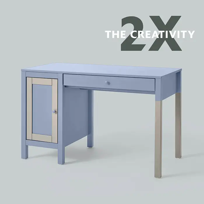 12 Oz Rust-Oleum Brands 249066 Slate Blue Ultra Cover 2X Enamel Spray Paint, Satin - Image 2