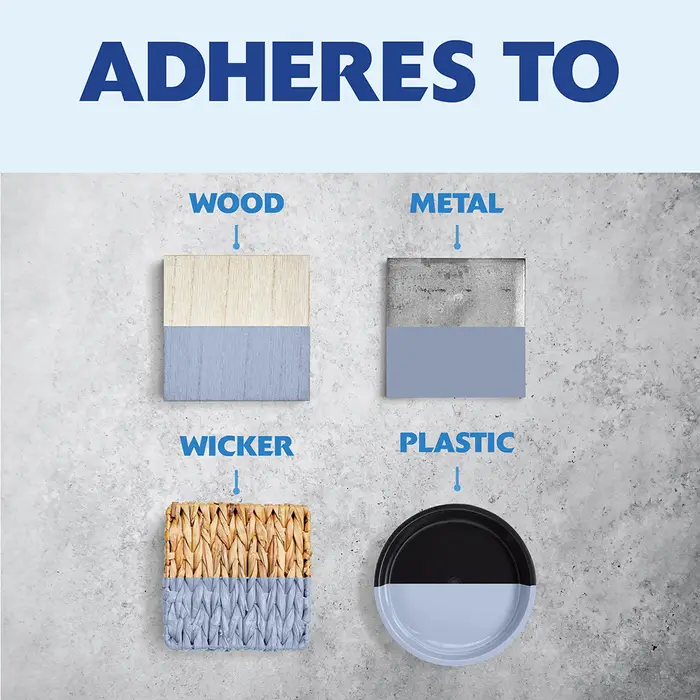 12 Oz Rust-Oleum Brands 249066 Slate Blue Ultra Cover 2X Enamel Spray Paint, Satin - Image 3