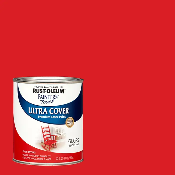 Qt Rust‐Oleum Brands 1966502 Apple Red Ultra Cover 2X Premium