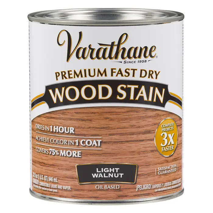 Qt Rust‐Oleum Brands 262015 Light Walnut Varathane Fast Dry Wood Stain