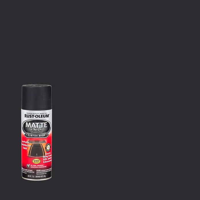 12 Oz Rust-Oleum Brands 263422 Black Automotive Matte Finish - Image 2