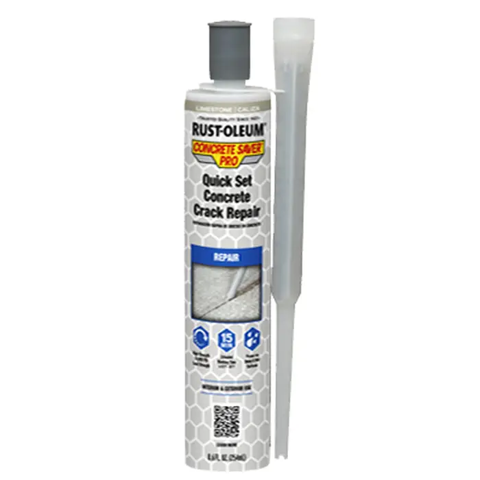 Pallet (1116 ct) of 8.6 Oz Rust‐Oleum 392525 Limestone Concrete Saver Pro Quick Set Concrete Crack Repair