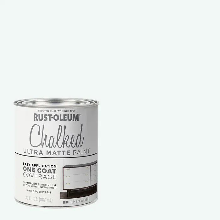 Qt Rust‐Oleum Brands 285140 Linen White Chalked Ultra Matte Paint - Image 2