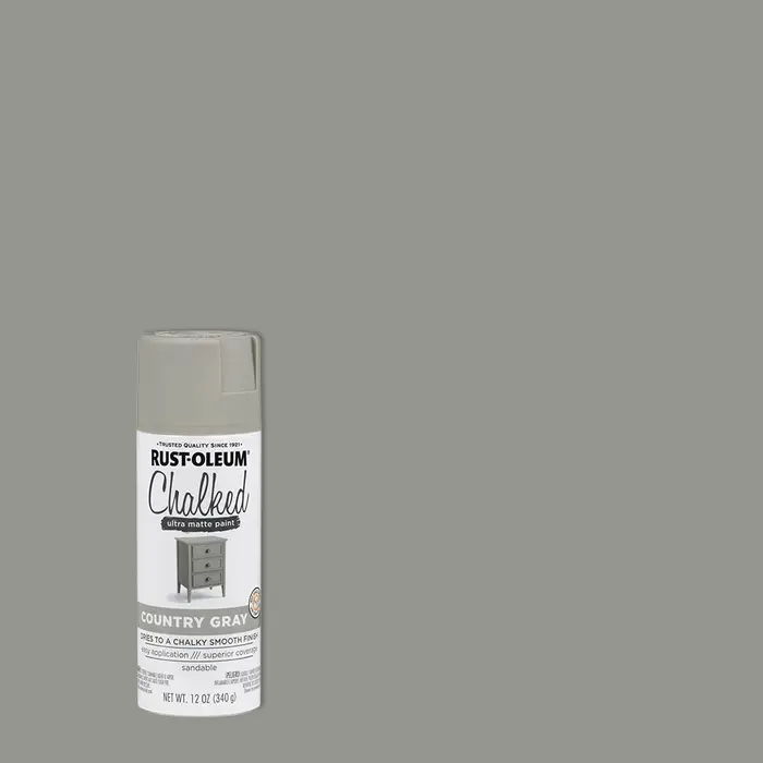 Pallet (1638 ct) of 12 Oz Rust‐Oleum Brands 302593 Matte Country Gray Chalked Matte Spray Paint - Image 2