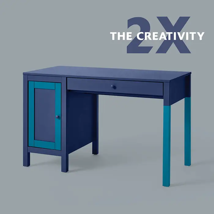 12 Oz Rust‐Oleum 334091 Painter’s Touch 2X Midnight Blue Ultra Cover Paint + Primer Spray Paint, Satin - Image 2