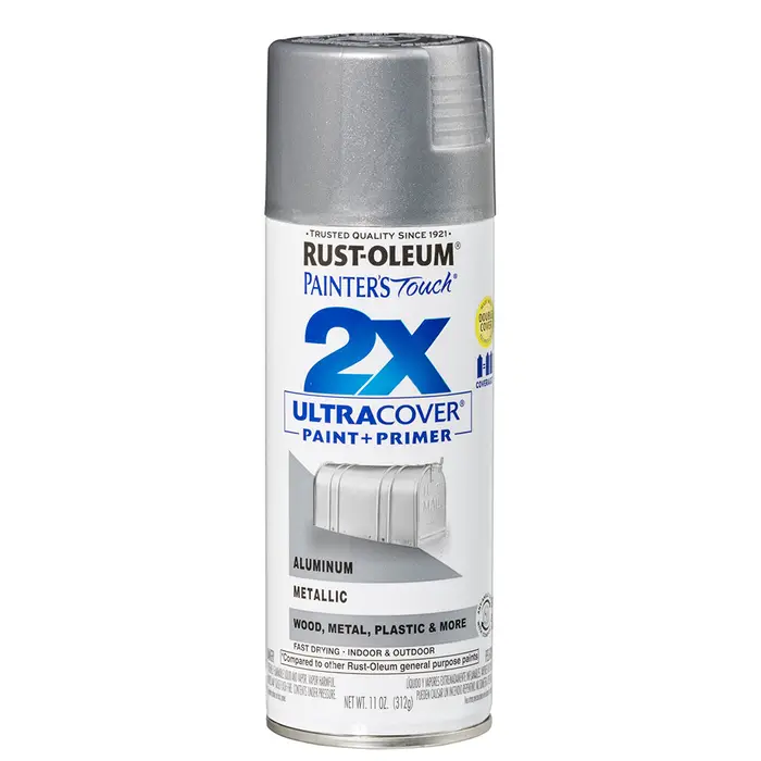 HGメッサーラ 12 Oz Rust‐Oleum 334058 Painter's Touch 2X Aluminum Ultra Cover