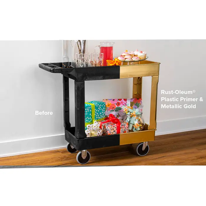 11 Oz Rust‐Oleum 340647 Gold Specialty Metallic Spray Paint - Image 3