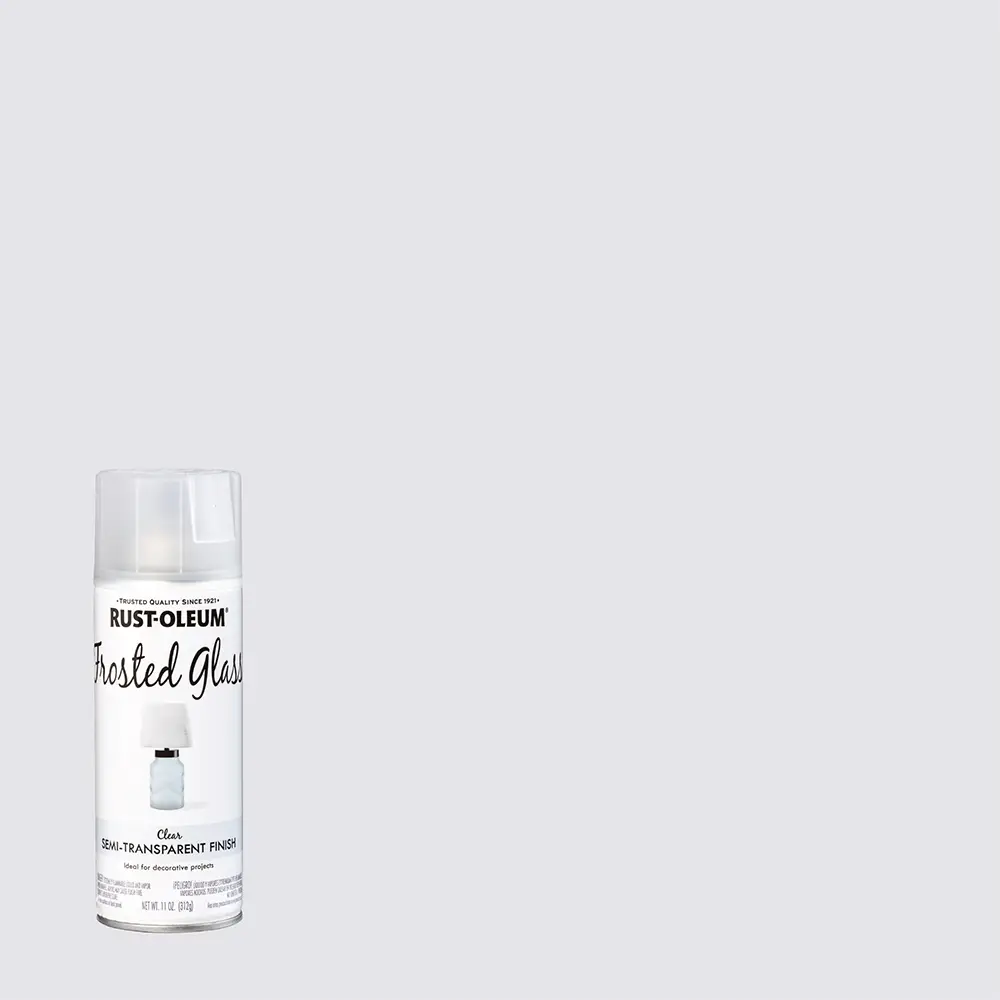 11 Oz Rust-Oleum 342600 Clear Specialty Frosted Glass Spray Paint, Semi-Transparent Finish - Image 2