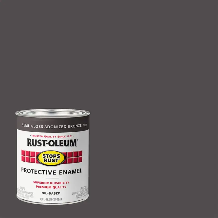 2-Pack of 1 Qt Rust-Oleum 7754502 Anodized Bronze Stops Rust Protective Enamel - Image 2