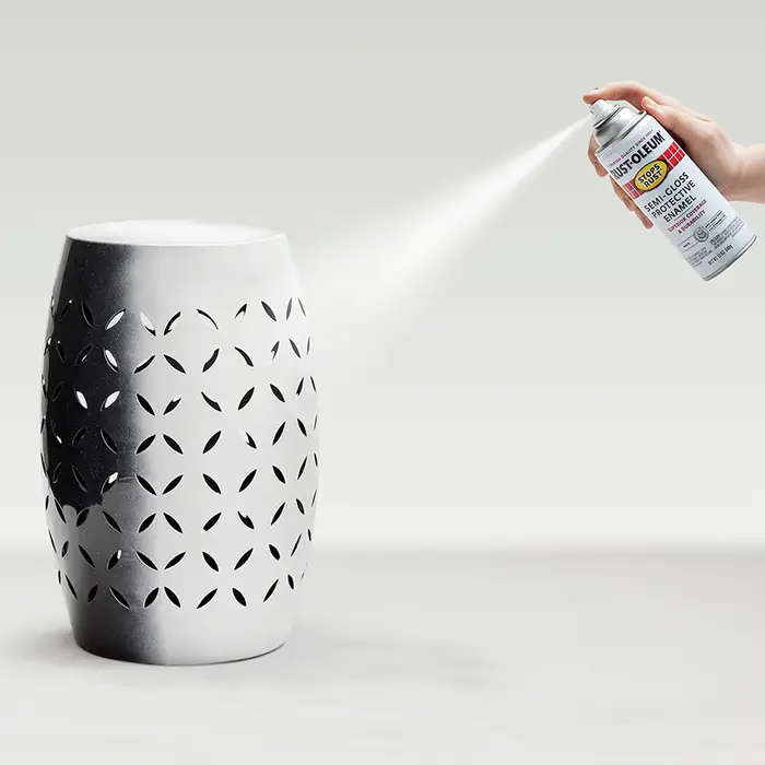 12 Oz Rust-Oleum Brands 7797830 White Stops Rust Protective Enamel Spray Paint, Semi-Gloss - Image 4