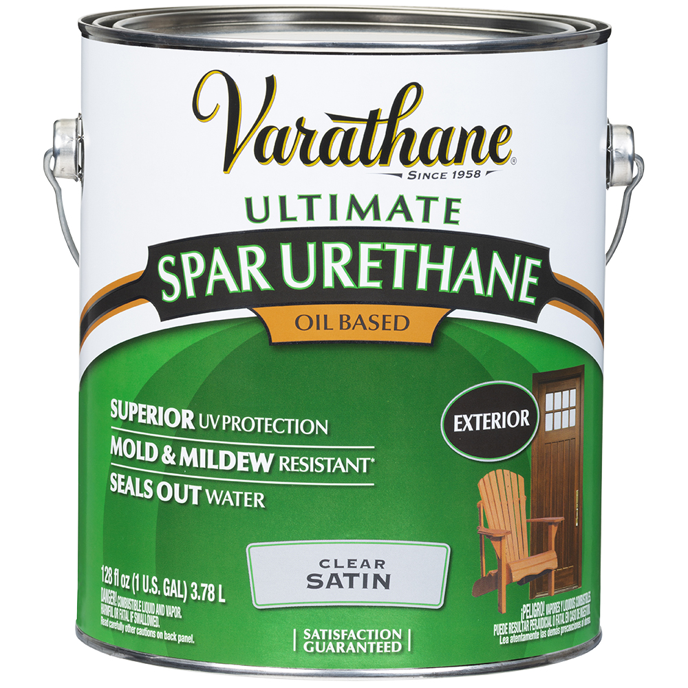 Gal Rust-Oleum 9331 Clear Varathane Oil-Based Exterior Ultimate Spar Urethane, Satin