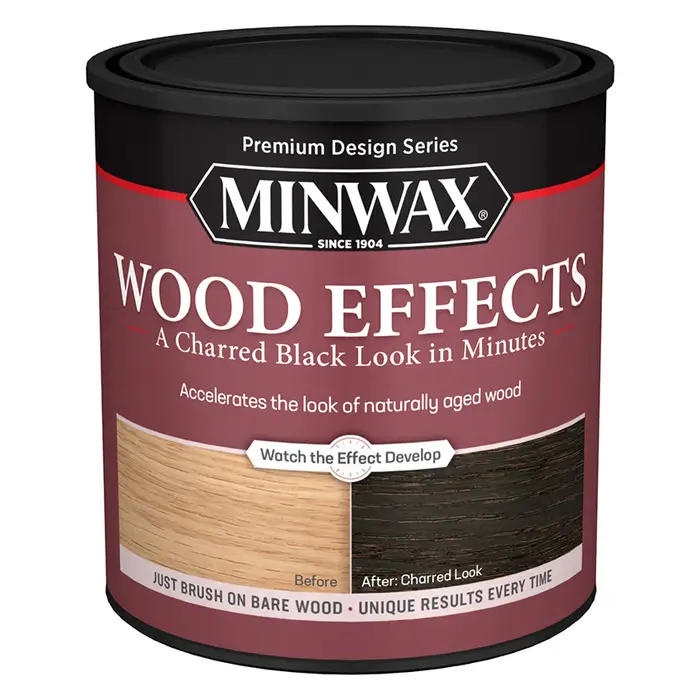 Minwax Wood Effects in Charred Black