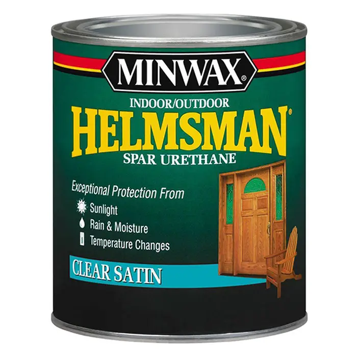 8‐Pack of 1 Qt Minwax 63205 Clear Helmsman Indoor/Outdoor Spar Urethane, Satin