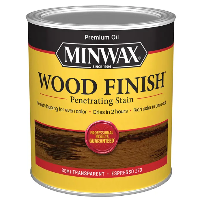 Qt Minwax 70050 Espresso Wood Finish Penetrating Oil‐Based Wood Stain