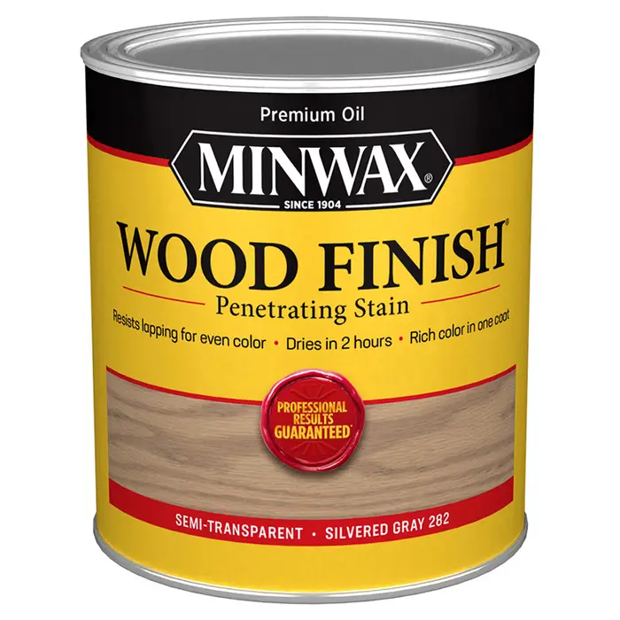 Qt Minwax 70102 Silvered Gray Wood Finish Penetrating Oil‐Based Wood Stain
