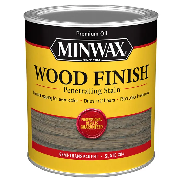 Qt Minwax 70106 Slate Wood Finish Penetrating Oil‐Based Wood Stain