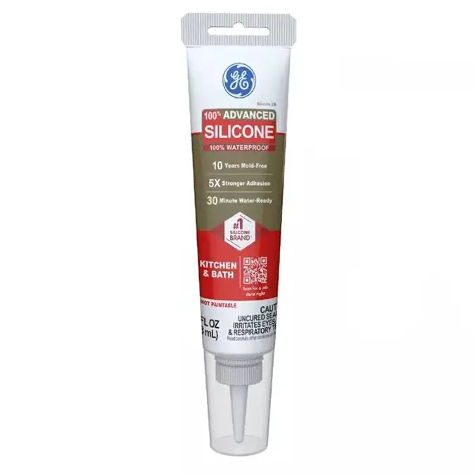 Pallet (1920 ct) Pack of 2.8 Oz GE 2812563 Clear Silicone 2 Advanced Kitchen and Bath Sealant