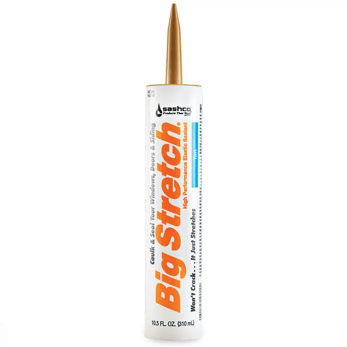 468‐Pack of 10.5 Oz Sashco 10014 Tan Big Stretch Water‐Based Elastomeric Sealant - Image 2
