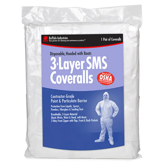 Buffalo Industries (68444) 3-layer Lead Abateent Disposable Coverall