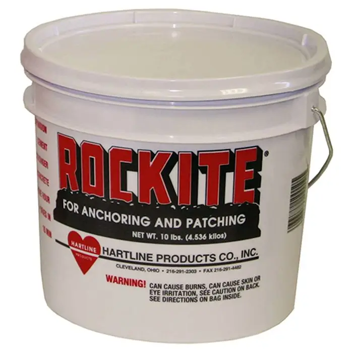 10 Lb Hartline Products 10010 Rockite Pourable Anchor & Patch Cement