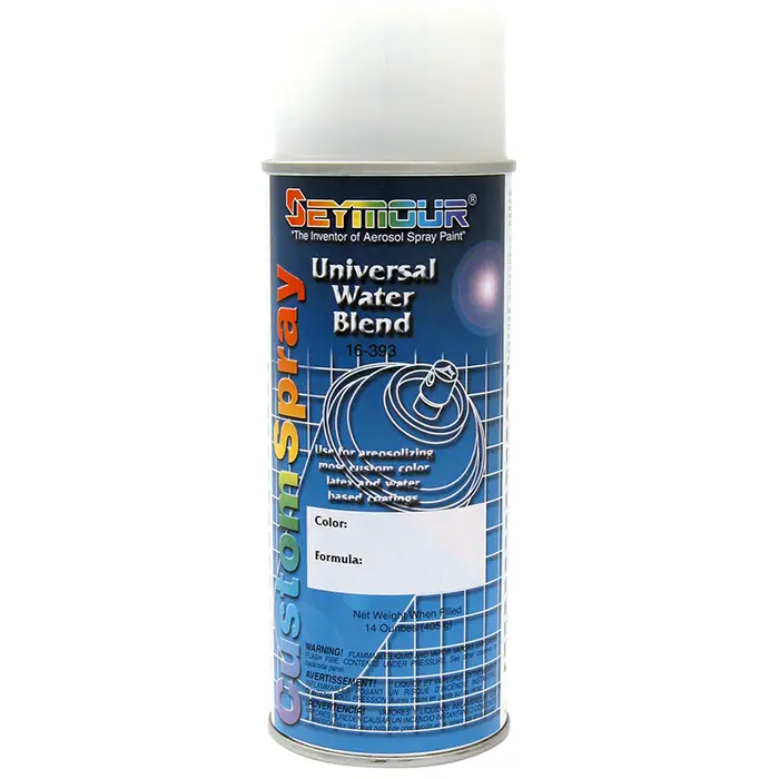 Pallet (900 ct) of 16 Oz Seymour Of Sycamore 16‐393 Universal Water Blend Custom Spray Can