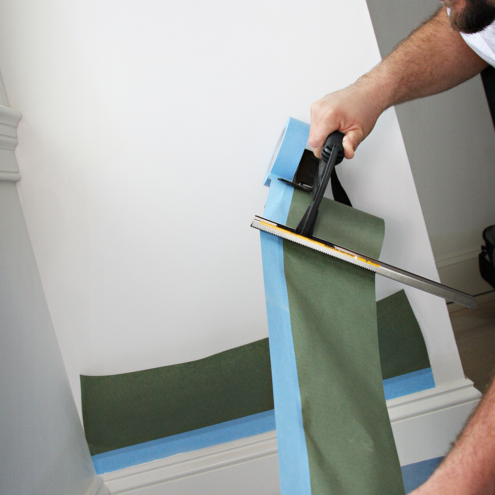 12" Trimaco QM1012/6 Easy Mask Masker Cut Off Blade for Masking Paper - Image 5