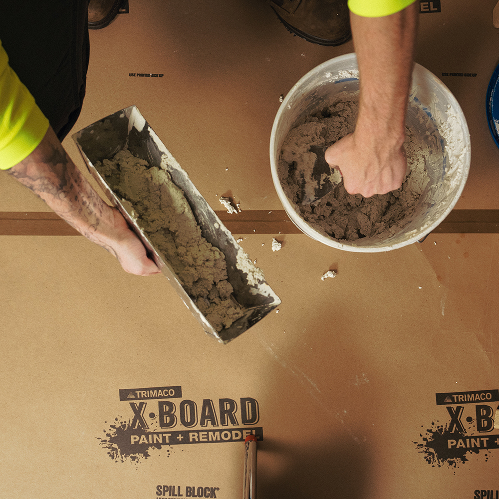 12-Pack of 35" x 50' Trimaco 12375 X-Board Paint & Remodel Surface Protection - Image 3