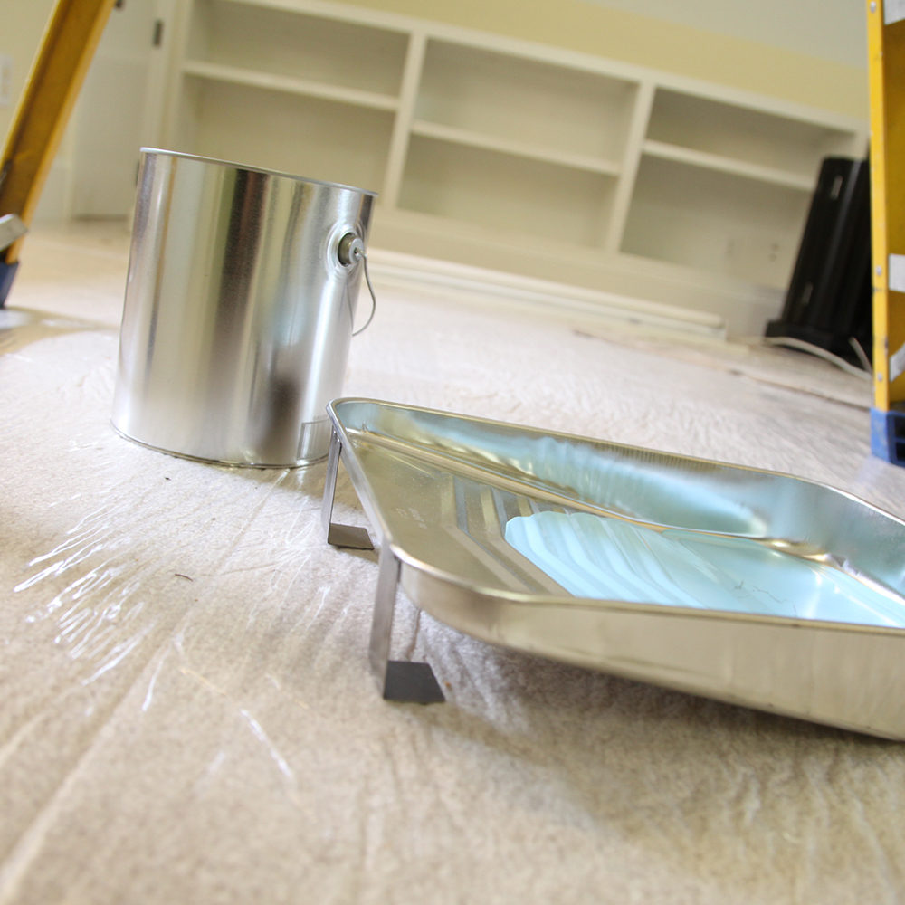 24" x 50' Trimaco 62450 Easy Mask Adhesive Backed Protective Carpet Film, 2-Mil - Image 5