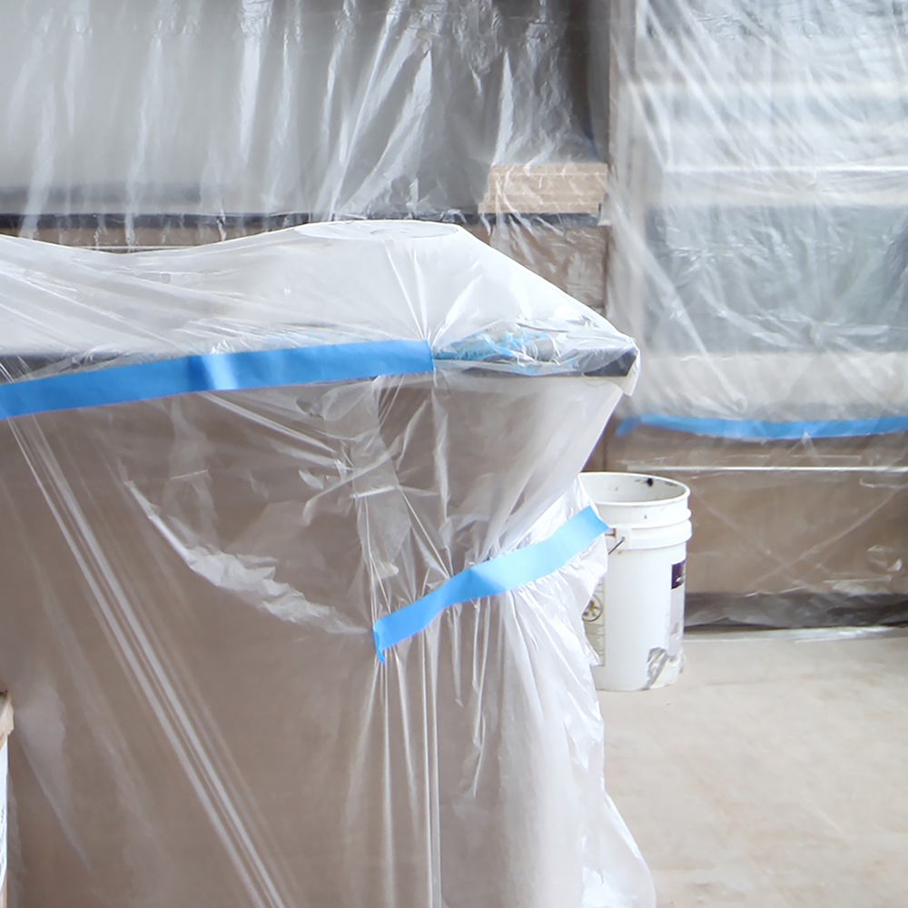 36-Pack of 72" x 90' Trimaco 67290 Easy Mask .4-Mil Standard Grade Masking Film - Image 6