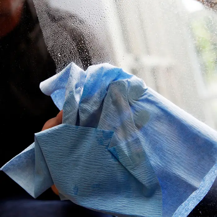 12" x 16" Trimaco 84075 One Tuff Durable Absorbent Wiper Cloths Dispenser Box, 75-Count - Image 5