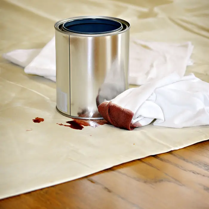 5' x 5' Trimaco 85355 Butyl II Two Layer Quick Drop - Image 4