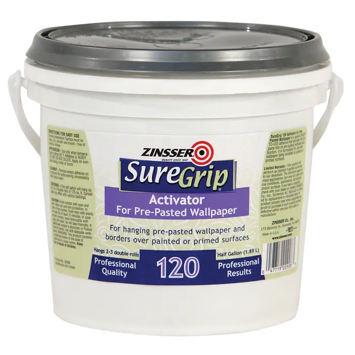 Gal Zinsser 2906 SureGrip 120 Activator for Pre‐Pasted Wallpaper Adhesive