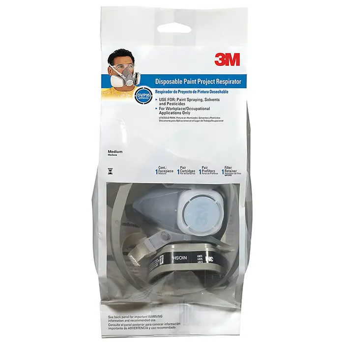 Medium 3M 52P71PC1-B Disposable Paint Project Respirator