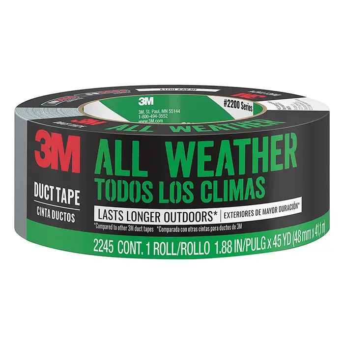 Pallet (864‐Rolls) of 1.88” x 40 Yds 3M 2540 Scotch Tough Silver Heavy Duty All‐Weather Duct Tape