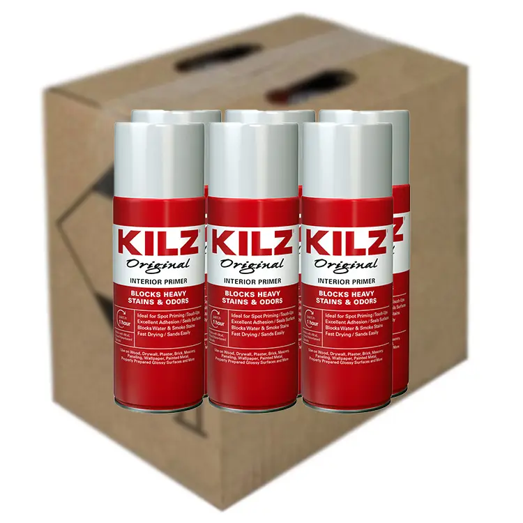 24-Pack of 13 Oz Masterchem 10004 White Kilz Original Aerosol Oil