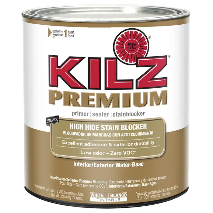 Qt Masterchem 13002 White Kilz 3 Premium Heavy-Duty High Hide Sealer & Stainblocker Interior & Exterior Primer