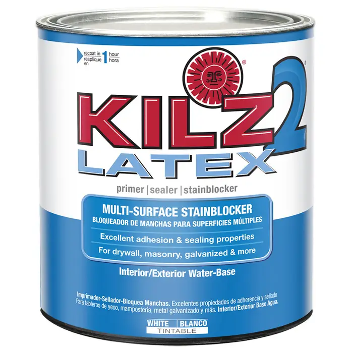 Qt Masterchem 20002 White Kilz 2 All-Purpose Multi-Surface Sealer & Stainblocker Interior & Exterior Primer