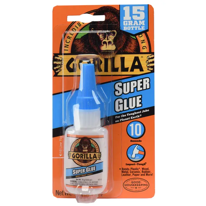 72-Pack of 15 gm Gorilla Glue 7805009 Gorilla Glue Clear Super Glue