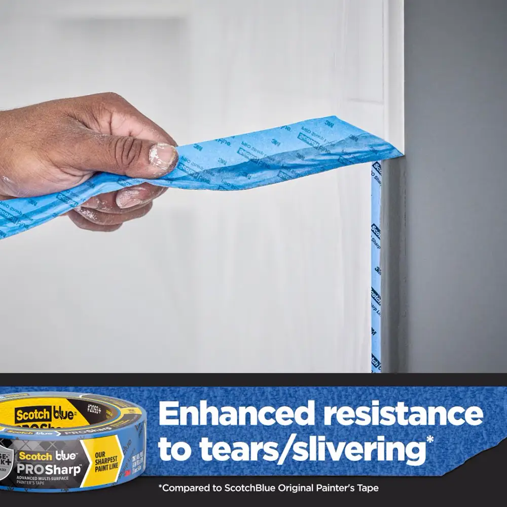 1‐Roll of 1.88” x 60 Yds 3M 2093+-48EC ScotchBlue Blue PROSharp Advanced Multi-Surface Painter’s Tape with Edge-Lock+ Technology - Image 5