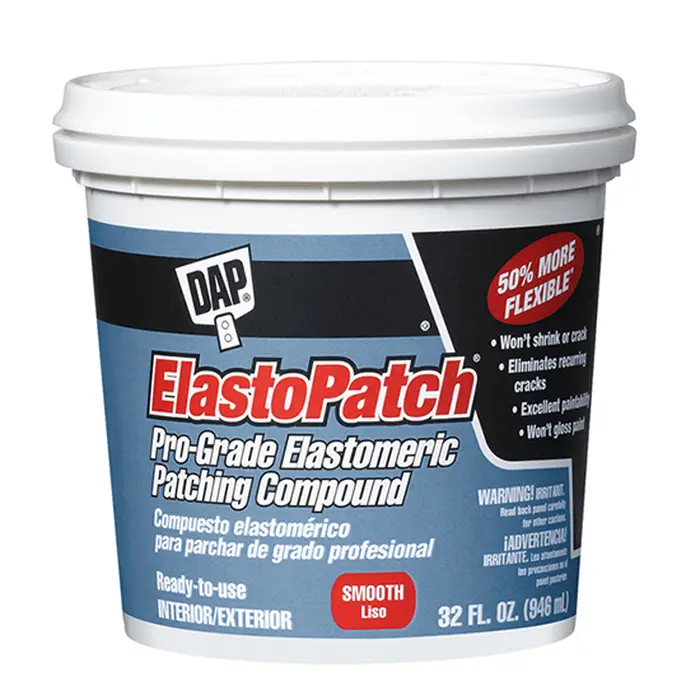 Qt Dap 12278 White ElastoPatch Smooth Surface Pro‐Grade Elastomeric Patching Compound