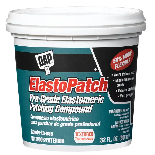 Qt Dap 12288 White ElastoPatch Textured Surface Pro-Grade Elastomeric Patching Compound