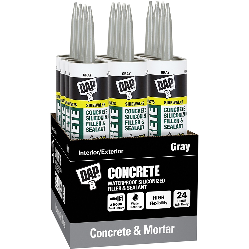 36-Pack of 10.1 Oz Dap 18021 Gray Concrete Watertight Filler and Sealant - Image 3
