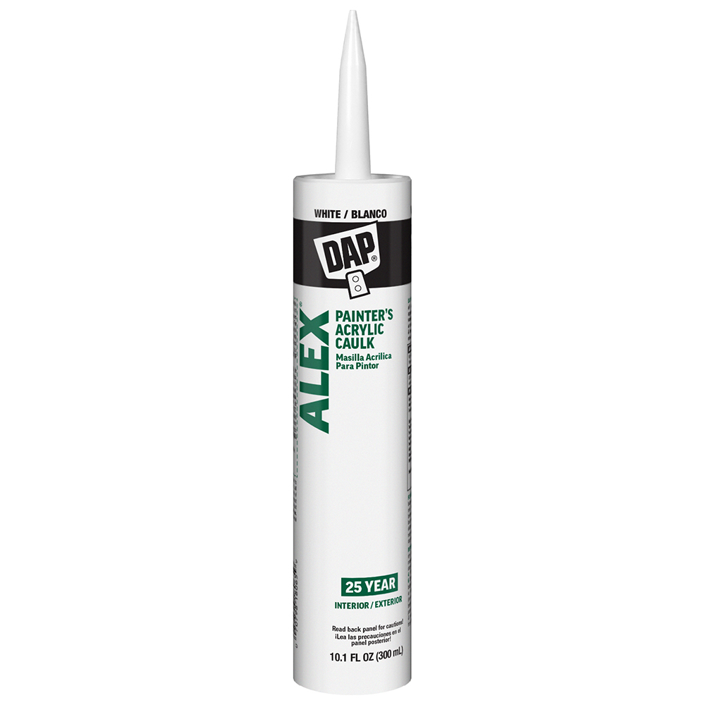 12-Pack of 10.1 Oz Dap 18670 White Alex Painter's Acrylic Latex Caulk - Image 2