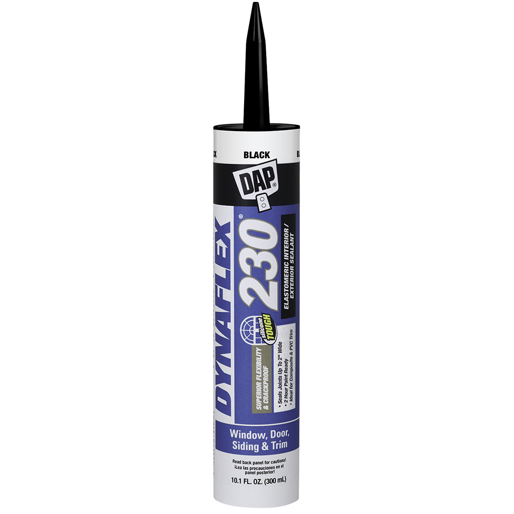 12-Pack of 10.1 Oz Dap 18280 Black Dynaflex 230 Premium Elastomeric Latex Sealant - Image 2