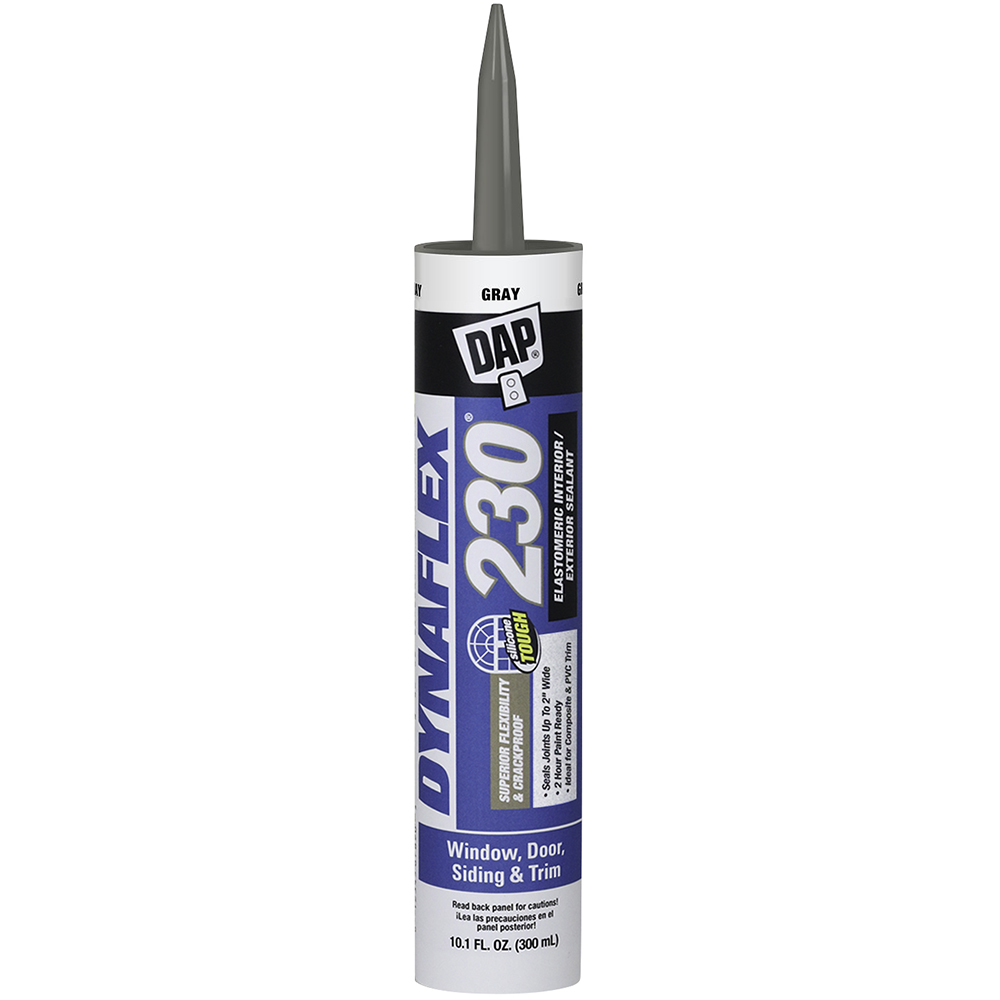 12-Pack of 10.1 Oz Dap 18301 Gray Dynaflex 230 Premium Elastomeric Latex Sealant - Image 2